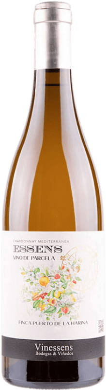 10,95 € Envío gratis | Vino blanco Vinessens Essens Crianza D.O. Alicante Comunidad Valenciana España Chardonnay Botella 75 cl