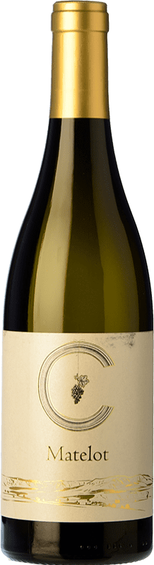 15,95 € Бесплатная доставка | Белое вино Uribes Madero Matelot старения D.O.P. Vino de Pago Calzadilla Испания Grenache White бутылка 75 cl