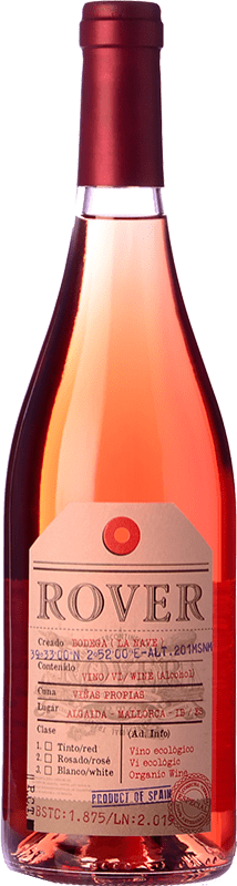6,95 € 免费送货 | 桃红葡萄酒 Ribas Rover 年轻的 I.G.P. Vi de la Terra de Mallorca 马略卡 西班牙 Syrah — 西拉 Eco — 生态 有机 天然 瓶装 75 cl