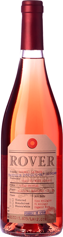 6,95 € 免费送货 | 玫瑰酒 Ribas Rover Rosat 年轻的 I.G.P. Vi de la Terra de Mallorca 马略卡 西班牙 Syrah 瓶子 75 cl