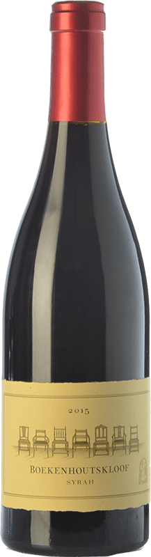 75,95 € Бесплатная доставка | Красное вино Boekenhoutskloof старения Franschhoek Южная Африка Syrah бутылка 75 cl