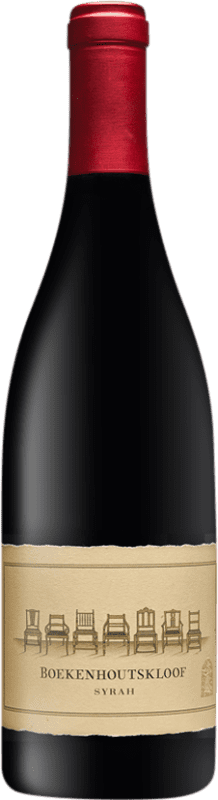 84,95 € Free Shipping | Red Wine Boekenhoutskloof Crianza — Aged Franschhoek South Africa Syrah — Shiraz Bottle 75 cl