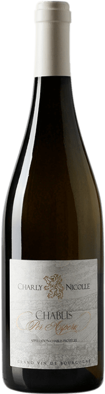 31,95 € Envio grátis | Vinho Branco Charly Nicolle Per Aspera A.O.C. Chablis Borgonha França Chardonnay 75 cl