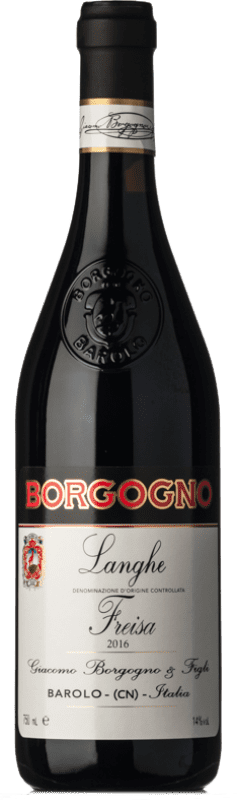 16,95 € Envío gratis | Vino tinto Virna Borgogno D.O.C. Langhe Piemonte Italia Freisa Botella 75 cl