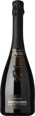 11,95 € Envio grátis | Espumante branco Bortolomiol Riserva del Governatore Extra Brut Reserva I.G.T. Veneto Vêneto Itália Pinot Preto, Chardonnay Garrafa 75 cl