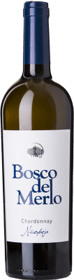 11,95 € 免费送货 | 白酒 Bosco del Merlo Nicopeja I.G.T. Venezia 威尼托 意大利 Chardonnay 瓶子 75 cl