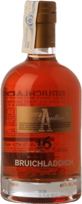 69,95 € 送料無料 | ウイスキーシングルモルト Bruichladdich 16 Cuvée A - Pauillac 1 アイラ島 イギリス ボトル 70 cl