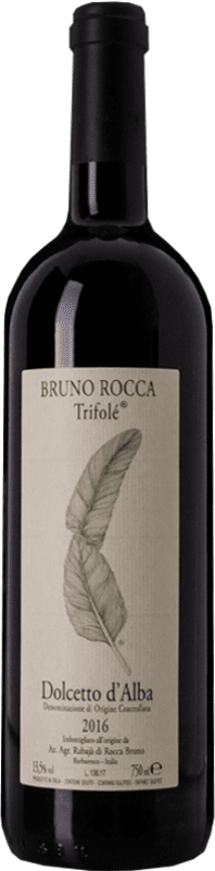15,95 € Бесплатная доставка | Красное вино Bruno Rocca Trifolè D.O.C.G. Dolcetto d'Alba Пьемонте Италия Dolcetto бутылка 75 cl