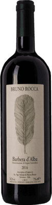 27,95 € Бесплатная доставка | Красное вино Bruno Rocca D.O.C. Barbera d'Alba Пьемонте Италия Barbera бутылка 75 cl