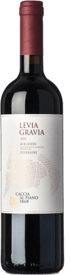 35,95 € Бесплатная доставка | Красное вино Caccia al Piano Levia Gravia Superiore D.O.C. Bolgheri Тоскана Италия Merlot, Cabernet Sauvignon, Cabernet Franc бутылка 75 cl