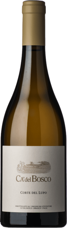 49,95 € 免费送货 | 白酒 Ca' del Bosco Corte del Lupo Bianco D.O.C. Curtefranca 伦巴第 意大利 Chardonnay, Pinot White 瓶子 75 cl