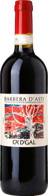 15,95 € 送料無料 | 赤ワイン Ca' d' Gal D.O.C. Barbera d'Asti ピエモンテ イタリア Barbera ボトル 75 cl
