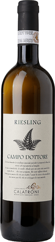 16,95 € Free Shipping | White Wine Calatroni Campo Dottore D.O.C. Oltrepò Pavese Lombardia Italy Riesling 75 cl