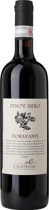 14,95 € Free Shipping | Red wine Calatroni Fioravanti Mon Carul D.O.C. Oltrepò Pavese Lombardia Italy Pinot Black Bottle 75 cl