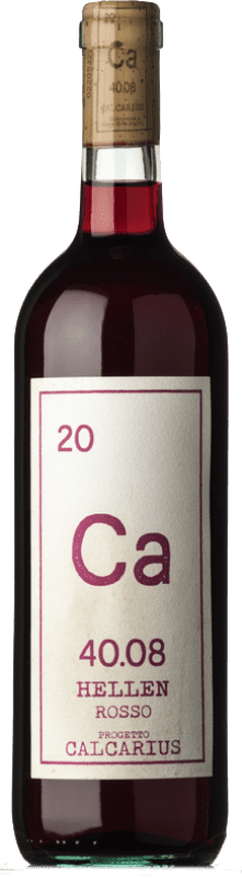 18,95 € Free Shipping | Red wine Calcarius Rosso Hellen I.G.T. Puglia Puglia Italy Nero di Troia Bottle 75 cl