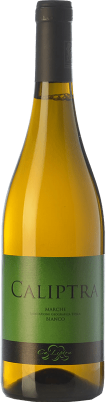 12,95 € Spedizione Gratuita | Vino bianco Ca' Liptra Bianco Caliptra I.G.T. Marche Marche Italia Trebbiano Bottiglia 75 cl