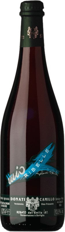 15,95 € Free Shipping | Rosé Sparkling Wine Camillo Donati Il Mio Ribelle Frizzante — Semi-Sparkling, Rosé I.G.T. Emilia Romagna Emilia-Romagna Italy Barbera Bottle 75 cl