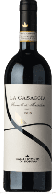 133,95 € Бесплатная доставка | Красное вино Canalicchio di Sopra La Casaccia D.O.C.G. Brunello di Montalcino Тоскана Италия Sangiovese — Санджовезе Бутылка 75 cl