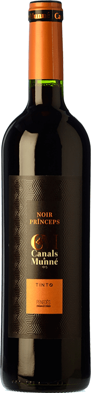 11,95 € Бесплатная доставка | Красное вино Canals & Munné Noir Princeps Дуб D.O. Penedès Каталония Испания Tempranillo, Merlot, Cabernet Sauvignon бутылка 75 cl