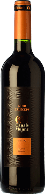 11,95 € Envío gratis | Vino tinto Canals & Munné Noir Princeps Roble D.O. Penedès Cataluña España Tempranillo, Merlot, Cabernet Sauvignon Botella 75 cl