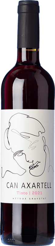 12,95 € 免费送货 | 红酒 Can Axartell Tinto Uno 岁 I.G.P. Vi de la Terra de Mallorca 马略卡 西班牙 Merlot, Syrah, Pinot Black, Callet 瓶子 75 cl