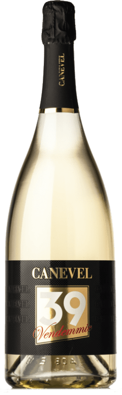 39,95 € 免费送货 | 白起泡酒 Canevel Extradry 39 Vendemmie 额外的干燥 D.O.C.G. Prosecco di Conegliano-Valdobbiadene 威尼托 意大利 Glera 瓶子 Magnum 1,5 L