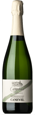 15,95 € Free Shipping | White Sparkling Wine Canevel Campofalco Brut D.O.C.G. Prosecco di Conegliano-Valdobbiadene Veneto Italy Glera, Verdiso Eco — Organic 75 cl