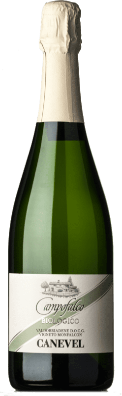 14,95 € 送料無料 | 白スパークリングワイン Canevel Campofalco Brut D.O.C.G. Prosecco di Conegliano-Valdobbiadene ベネト イタリア Glera, Verdiso ボトル 75 cl