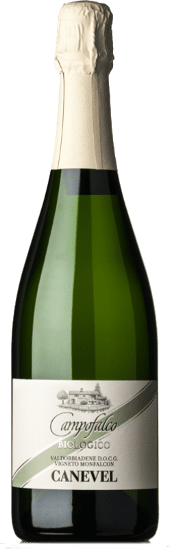 14,95 € 免费送货 | 白起泡酒 Canevel Campofalco 香槟 D.O.C.G. Prosecco di Conegliano-Valdobbiadene 威尼托 意大利 Glera, Verdiso 瓶子 75 cl