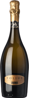 12,95 € Kostenloser Versand | Weißer Sekt Cantina del Taburno Folius Extra Dry — Extra Trocken I.G.T. Campania Kampanien Italien Falanghina 75 cl