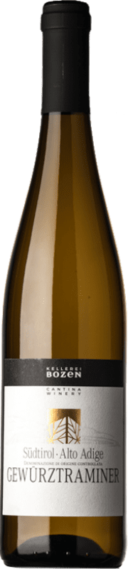 18,95 € Envio grátis | Vinho branco Bolzano D.O.C. Alto Adige Trentino-Alto Adige Itália Gewürztraminer Garrafa 75 cl