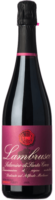 13,95 € Kostenloser Versand | Rotwein Sociale di Sorbara Santa Croce I.G.T. Emilia Romagna Emilia-Romagna Italien Lambrusco Salamino Flasche 75 cl