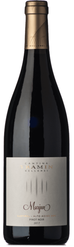 17,95 € Free Shipping | Red wine Tramin Marjun D.O.C. Alto Adige Trentino-Alto Adige Italy Pinot Black Bottle 75 cl
