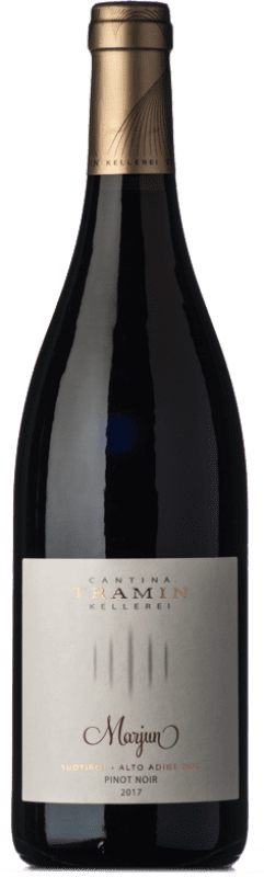 26,95 € Kostenloser Versand | Rotwein Tramin Marjun D.O.C. Alto Adige Trentino-Südtirol Italien Pinot Noir — Spätburgunder Flasche 75 cl
