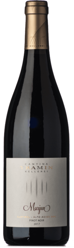 25,95 € Kostenloser Versand | Rotwein Tramin Marjun D.O.C. Alto Adige Trentino-Südtirol Italien Spätburgunder Flasche 75 cl