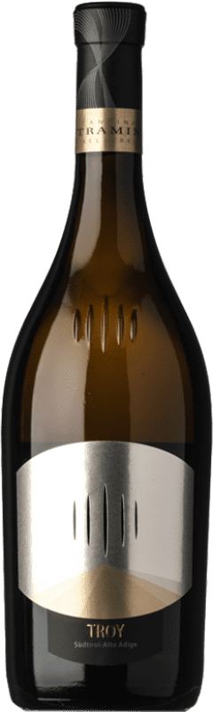 89,95 € Envio grátis | Vinho branco Tramin Troy Reserva D.O.C. Alto Adige Trentino-Alto Adige Itália Chardonnay Garrafa 75 cl