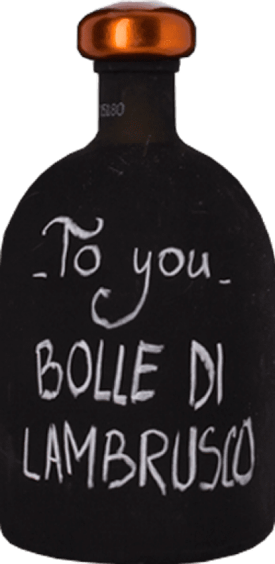 14,95 € 免费送货 | 红酒 Ceci Rosso To you Bolle di Lambrusco I.G.T. Emilia Romagna 艾米利亚 - 罗马涅 意大利 Lambrusco Maestri 瓶子 75 cl