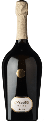 29,95 € 免费送货 | 白起泡酒 Ceci Otello Extradry White 额外的干燥 I.G.T. Emilia Romagna 艾米利亚 - 罗马涅 意大利 Pinot White, Sauvignon, Malvasia di Candia Aromatica 瓶子 Magnum 1,5 L