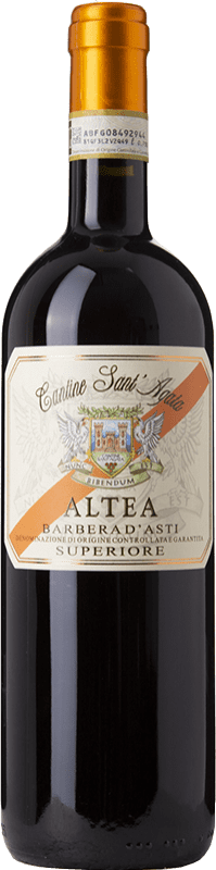 16,95 € Бесплатная доставка | Красное вино Sant'Agata Altea Superiore D.O.C. Barbera d'Asti Пьемонте Италия Barbera бутылка 75 cl