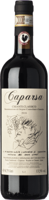 22,95 € Envio grátis | Vinho tinto Caparsa D.O.C.G. Chianti Classico Tuscany Itália Sangiovese Garrafa 75 cl