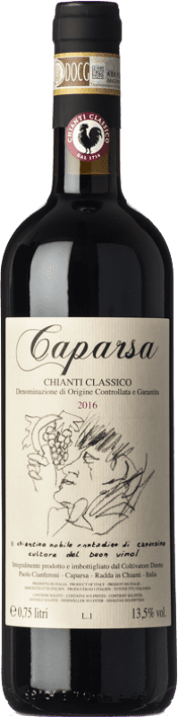 23,95 € Free Shipping | Red Wine Caparsa Classic D.O.C.G. Chianti Tuscany Italy Sangiovese 75 cl