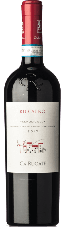 12,95 € Free Shipping | Red wine Cà Rugate Rio Albo D.O.C. Valpolicella Veneto Italy Corvina, Rondinella, Corvinone Bottle 75 cl