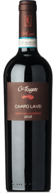 15,95 € Spedizione Gratuita | Vino Rosso Cà Rugate Campo Lavei Superiore D.O.C. Valpolicella Veneto Italia Corvina, Rondinella, Corvinone 75 cl