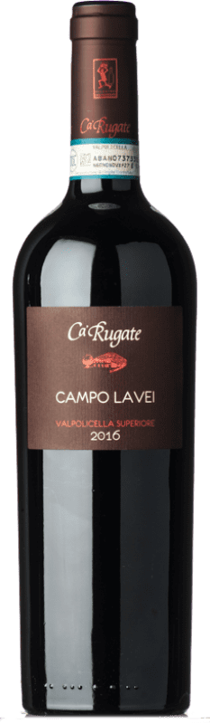 15,95 € 免费送货 | 红酒 Cà Rugate Campo Lavei Superiore D.O.C. Valpolicella 威尼托 意大利 Corvina, Rondinella, Corvinone 瓶子 75 cl