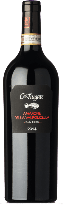 53,95 € Free Shipping | Red wine Cà Rugate Punta 470 D.O.C.G. Amarone della Valpolicella Veneto Italy Corvina, Rondinella, Corvinone Bottle 75 cl