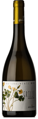 15,95 € 免费送货 | 白葡萄酒 Caruso e Minini Naturalmente D.O.C. Sicilia 西西里岛 意大利 Grillo — 格里洛 Bio — 生态 有机 天然 75 cl
