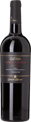 22,95 € Free Shipping | Red wine Caruso e Minini Cutaja Reserve D.O.C. Sicilia Sicily Italy Nero d'Avola Bottle 75 cl