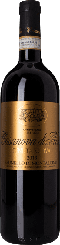 131,95 € Spedizione Gratuita | Vino rosso Casanova di Neri Tenuta Nuova Etichetta Oro D.O.C.G. Brunello di Montalcino Toscana Italia Sangiovese Bottiglia 75 cl