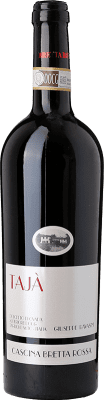 19,95 € Envio grátis | Vinho tinto Bretta Rossa Ovada Tajà D.O.C. Piedmont Piemonte Itália Dolcetto Garrafa 75 cl