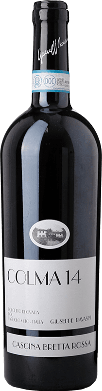 15,95 € Kostenloser Versand | Rotwein Bretta Rossa Ovada Colma 14 D.O.C. Piedmont Piemont Italien Dolcetto Flasche 75 cl